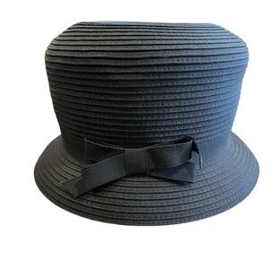 Top This hat co. Ribbed cloche style hat